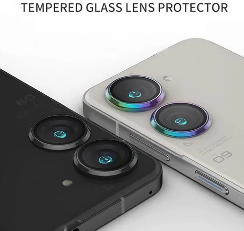 Miniatura 5 de [Paquete de 2 protectores de lente de cámara para Asus ZenFone 10, resistentes a los arañazos y claridad HD, ultrafina, cubierta de lente de metal