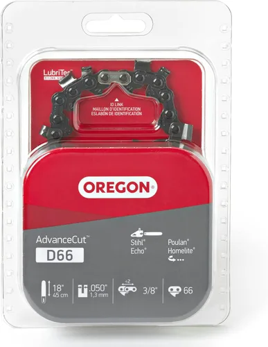 Miniatura 5 de Oregon D66 AdvanceCut Replacement Chainsaw Chain for 18-Inch Guide Bars, 66 Drive Links, Pitch: 3/8", .050" Gauge, Fits Echo, Craftsman, Homelite
