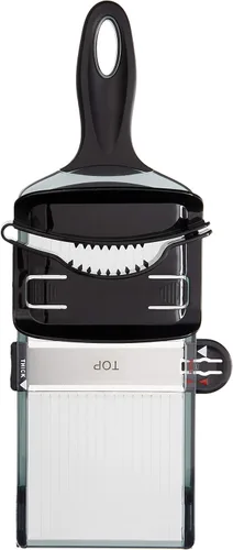 Mercer Culinary Cortadora manual de doble espesor, color negro