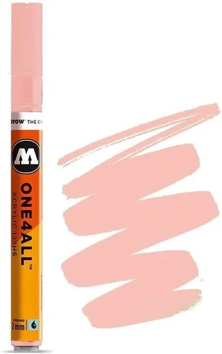 Molotow ONE4ALL - Marcador de pintura acrílica, 0.079 pulgadas, color pastel de piel, 1 unidad (127.227)