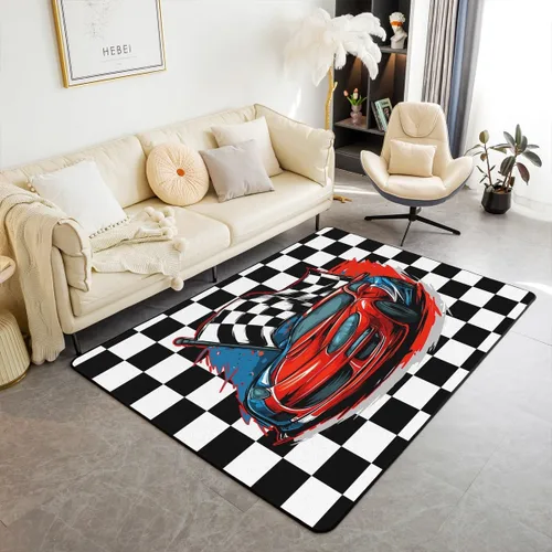 Miniatura 19 de Erosebridal Alfombra de área con tema Groovy de los 70 para sala de estar y dormitorio, alfombra retro con símbolo de paz antideslizante, alfombra
