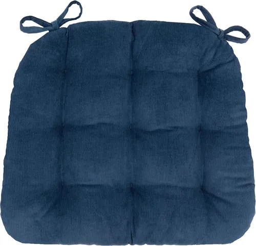 Miniatura 17 de Barnett Home Decor Almohadillas para silla de comedor con lazos - Bethanne Azul Floral Tamaño Mediano 16.5 x 18 - Cojines para silla Windsor