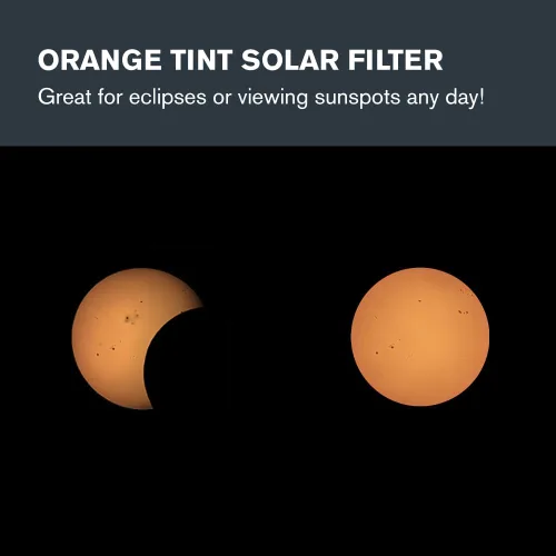 Miniatura 5 de Celestron EclipSmart - Filtro de telescopio de eclipse solar seguro – Cumple con las normas ISO 12312-2:2015 (E) – Funciona con telescopios AZ y EQ