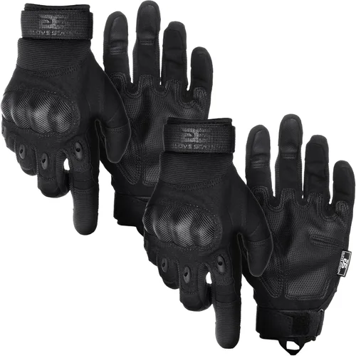 Miniatura 9 de Glove Station Guantes tácticos para hombre – Equipo de utilidad para pantalla táctil con protección dura de nudillos utilizados en motocicleta