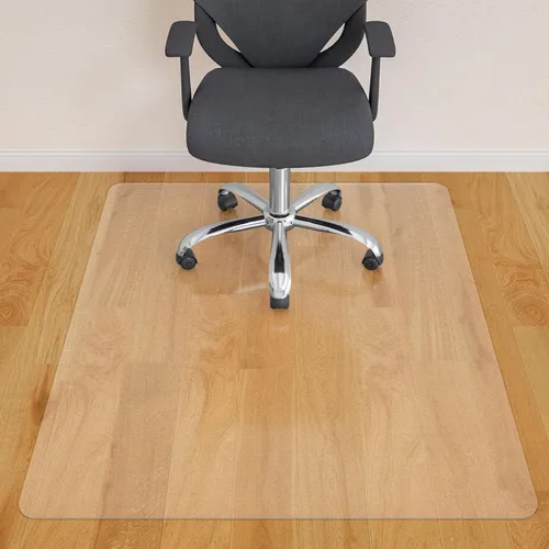 Miniatura 14 de Alfombrilla para silla para suelo de madera dura, 53"x 45" Alfombrilla para silla de oficina, Alfombrilla de suelo para silla de oficina