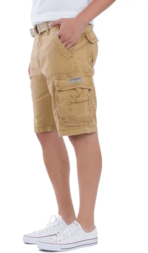 Miniatura 3 de Unionbay Survivor pantalones cortos de cargo con cinturón para hombre