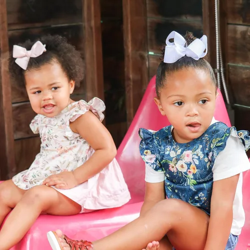 Miniatura 11 de BapronBaby Flutter Boho Floral Bapron – Babero más seguro sin lazo para el cuello para bebés y niños pequeños – Suave impermeable resistente a