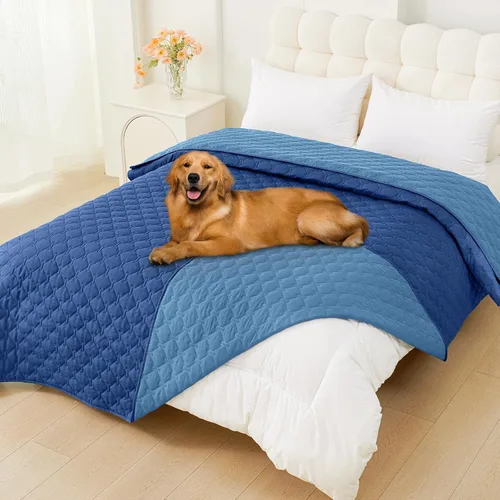 Miniatura 152 de Smiry Funda Impermeable para Cama de Perro, Manta Suave Reversible para Mascotas, Lavable a Prueba de Fugas para Gatos y Perros, Funda para Sofá