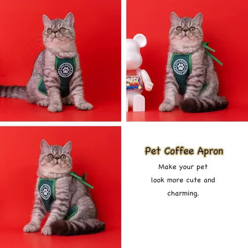 Miniatura 6 de Toalla de saliva para mascotas, ropa de Halloween para gatos, ropa de cosplay de mascotas, disfraz de perro para mascotas, ropa divertida