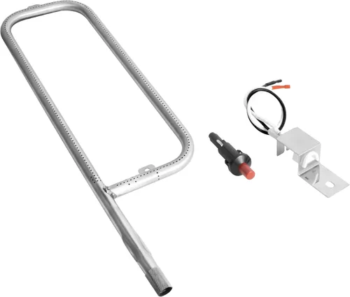 Tubo de quemador de parrilla e encendedor para parrilla de gas portátil Weber Traveler, tubo de quemador con kit de encendedor, pieza de repuesto