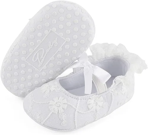 Miniatura 6 de Zapatillas Estamico de deporte, diseño de lazo con suela suave, para bebé