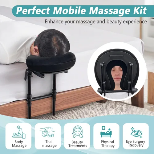 Miniatura 3 de Kit de masaje para la parte superior del colchón, almohada facial para reposacabezas de masaje para colchón de cama, soporte para cabezal de masaje