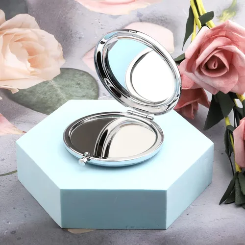 Miniatura 5 de Zuo Bao Regalo de protector de color Born to Toss destinado a atrapar espejo compacto, divertido regalo para mujeres y niñas (Born to Toss)