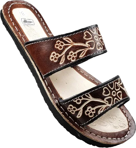Miniatura 5 de Sandalias mexicanas de cuero para mujer Huarache de Piel hechas en México