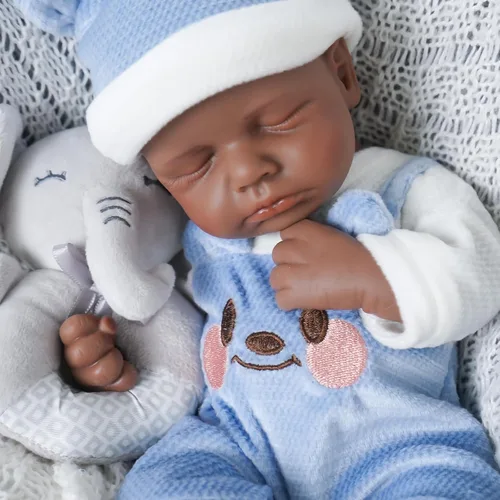 Miniatura 12 de Muñeca de bebé Reborn de 12 pulgadas, muñeca de cuerpo completo de silicona, muñecas de bebé Reborn de silicona de cuerpo completo, recién nacida