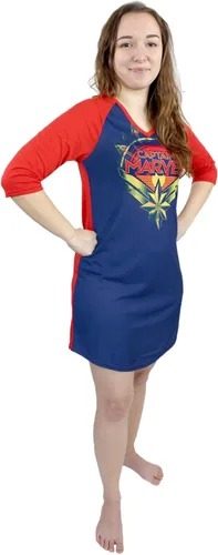 Miniatura 2 de Marvel Captain - Camisón de manga 34 para mujer