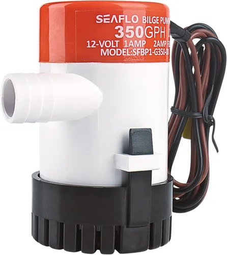 Miniatura 17 de SEAFLO Bomba de Sentina Serie 01 500 GPH – 12V, Salida de 3/4", Bomba Sumergible Marina con Protección Antibloqueo de Aire, Certificado CE y RoHS