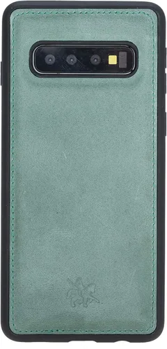 Miniatura 31 de Venito Lucca - Funda de piel compatible con Samsung Galaxy Note 10 (6.3 pulgadas), extra segura, con cubierta trasera acolchada, color negro rústico