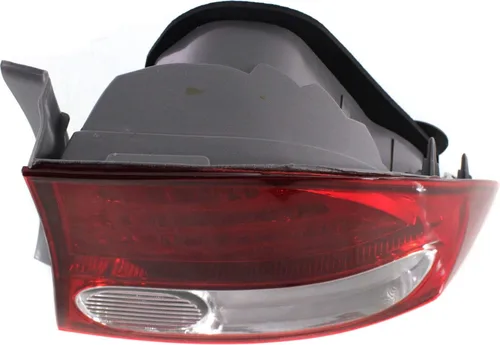 Miniatura 6 de Evan Fischer Lente de luz trasera y carcasa compatibles con Honda Civic 2009-2011 lentes halógenas transparentes y rojas, juego de 2 lentes