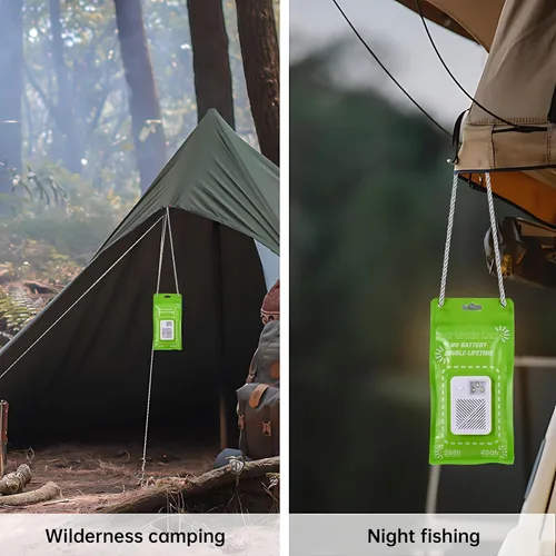 Miniatura 7 de Lámpara de emergencia con luz de sal de agua, linterna LED alimentada por sal, 50 lúmenes LED linterna de camping para cortes de energía Pesca