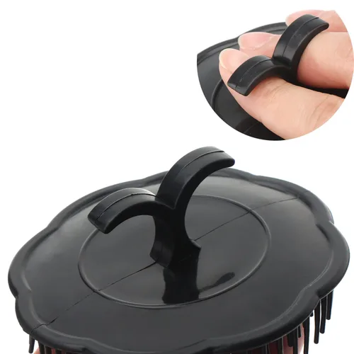 Miniatura 4 de Segbeauty Cepillo de champú para hombre, 4 cepillos de masaje del cuero cabelludo, cepillo de masaje para el cabello, peine de ducha floriado