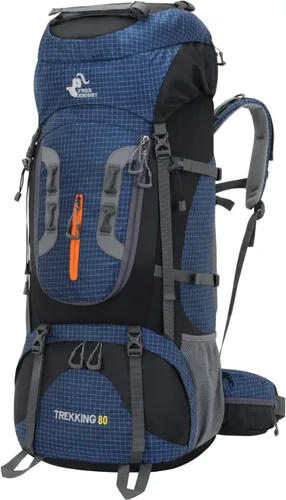 Bseash Mochila impermeable de 80 L para senderismo y campamento con cubierta para lluvia, ligera, para deportes al aire libre, para escalar, turismo