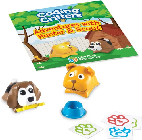 Miniatura 5 de Learning Resources Coding Critters Pair a Pets Bunnies Fluffy & Buffy, juguete de codificación temprana sin pantalla para niños, juguete interactivo