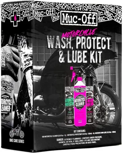 Miniatura 2 de Kit de lavado, protección y lubricación para motocicleta Muc Off - Kit de limpieza para motocicleta, kit de detalle para motocicleta - Incluye
