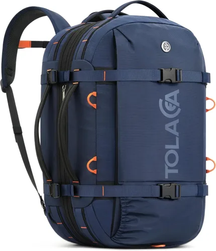 Miniatura 13 de Tolaccea Mochila de viaje para laptop para hombres y mujeres, mochila de transporte expandible de 40L-50L con compartimento húmedo y seco, mochila