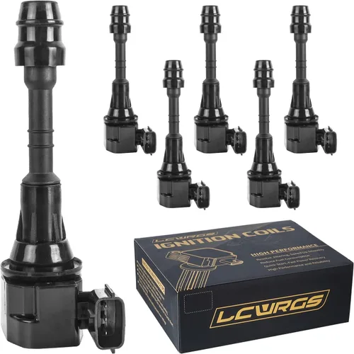 Juego de 6 bobinas de encendido para Nissan 350Z Infiniti FX35 G35 M35 M35 V6 3.5 paquetes de bobinas de repuesto # UF401, 22448AL61C