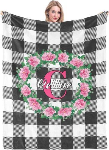 Miniatura 13 de Manta personalizada de dinosaurio para niños, mantas con nombre personalizado, manta suave para niños, niñas, bebés, manta personalizada de animales
