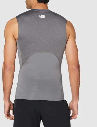 Miniatura 5 de Under Armour HeatGear - Camiseta de compresión sin mangas para hombre