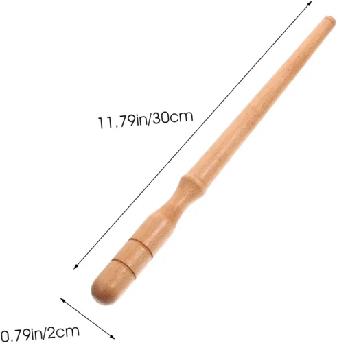 Miniatura 6 de EXCEART Soporte de estante de alambre de palo de madera para heridas Soporte de lana de tejer Dispensador de hilo de madera Herramientas de enmarcar