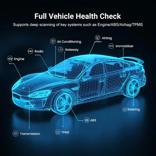 Miniatura 2 de GOOLOO DEEPSCAN DS100 Escáner OBD2 Bluetooth, herramienta de diagnóstico de todo el sistema, lector de códigos de coche para iOS y Android, 6+