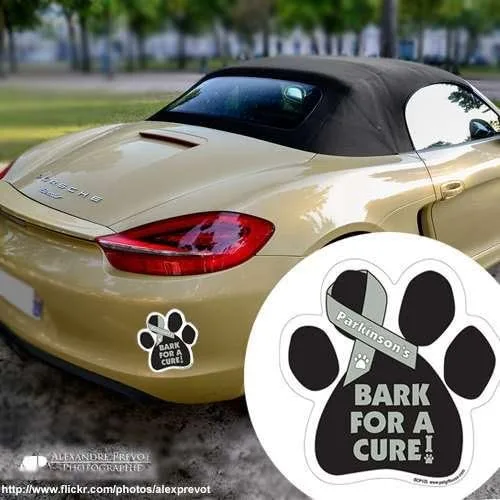 Miniatura 2 de Bark For A Cure - Imán de carro, camión y buzón de correo para concientización sobre la enfermedad de PARKINSON