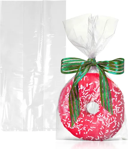 Miniatura 30 de APQ Supply Bolsas de polietileno transparentes con refuerzo, 4 x 2 x 10 pulgadas. Paquete de 1000 bolsas de plástico con refuerzo lateral con parte