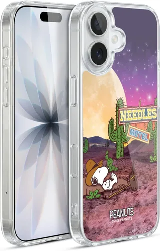 Miniatura 172 de Head Case Designs Funda de gel con licencia oficial de Peanuts Nebula Cactus Needles Snoopy Space Cowboy [protección de grado militar] compatible