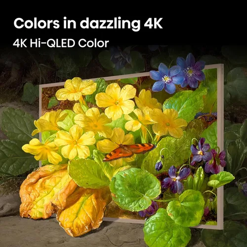 Miniatura 10 de Hisense Hi-QLED S7 CanvasTV Series 4K UHD Google Smart Art TV de 50 pulgadas (50S7SG, 2026 nuevo) - Modo artístico, panel antirreflejo, Dolby Vision