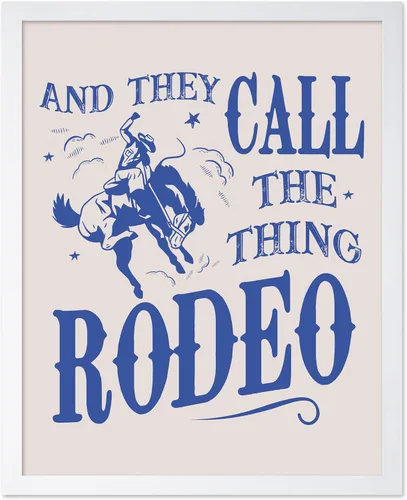 Miniatura 21 de Poster Master Póster de You've Yeed Your Last Haw, estampado retro de vaquero azul, arte occidental, arte moderno, arte del salvaje oeste, regalo