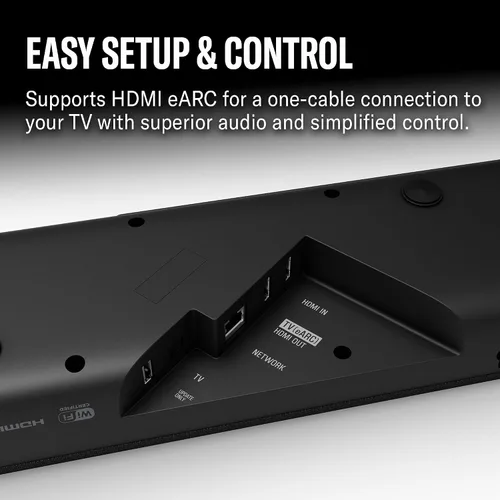Miniatura 6 de Barra de sonido Yamaha True X Bar 40A Dolby Atmos con subwoofers incorporados, Wi-Fi, transmisión de música, subwoofer inalámbrico opcional