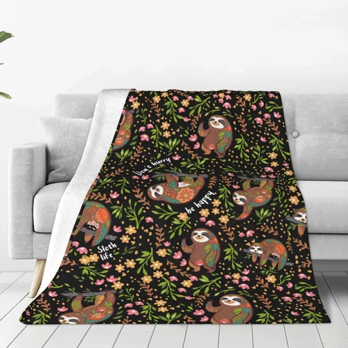 Miniatura 8 de Manta Mullida de Tiro de Vellón 350 GSM Manta de Microfibra Ultra-Suave para Adultos Niños Regalo Sofá, Sillón, Cama Gato Lindo 60"x50" Lindo gato