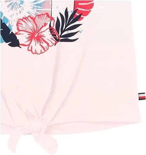 Miniatura 5 de Tommy Hilfiger Camiseta grande de manga corta con cuello redondo para niña