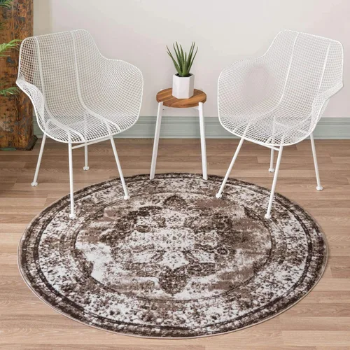 Miniatura 86 de Unique Loom Sofia Collection - Alfombra tradicional vintage, inspirada en Francia (7 pies x 10 pies, rectangular, negro/gris claro)