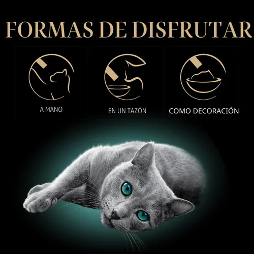 Miniatura 3 de Sheba Premium Puree Cat Treats sabor a pollo asado lamible, sabor a salmón ahumado y sabor a atún chamuscado, tubos de 0.49 onzas, 48