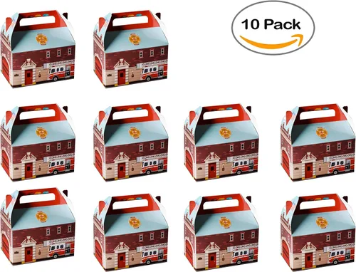 Miniatura 3 de Hammont Cajas de papel (10 unidades) - Cajas de galletas para regalos de fiesta, bonitos diseños, perfectas para fiestas y celebraciones, 6.25 x