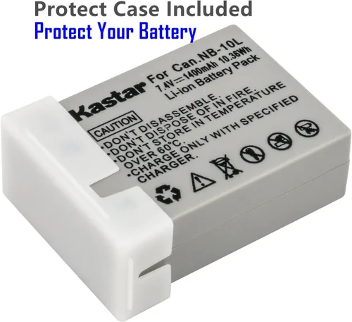 Miniatura 2 de Kastar Nuevo 7.4V 1400mAh recargable batería de iones de litio para Canon NB-10L