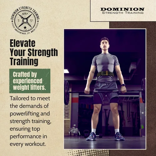 Miniatura 4 de Suede 3-inch Weightlifting Belt - Premium Powerlifting Support with Enhanced Grip Technology