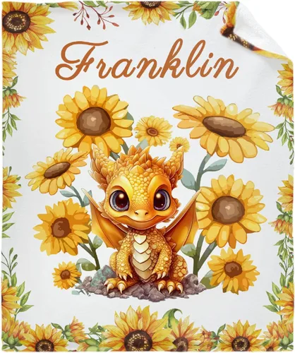 Miniatura 19 de Regalo personalizado para niños/niños, mantas personalizadas de animales para sofá, cama, dormitorio, sala de estar, manta ligera