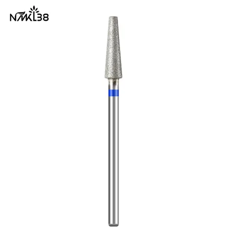 Miniatura 3 de Broca profesional de carburo para cutícula de uñas con forma de cono de 3/32 pulgadas para herramientas de manicura y pedicura (mediano)