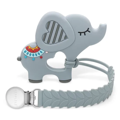 Juguetes de dentición para bebés, mordedores de silicona para bebés, juguetes para niños y niñas, alivio de la dentición para la dentición con forma